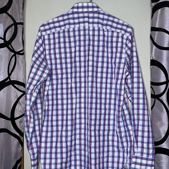 Blue and Purple Banana Republic Men’s Button Down - Picture 8 of 11